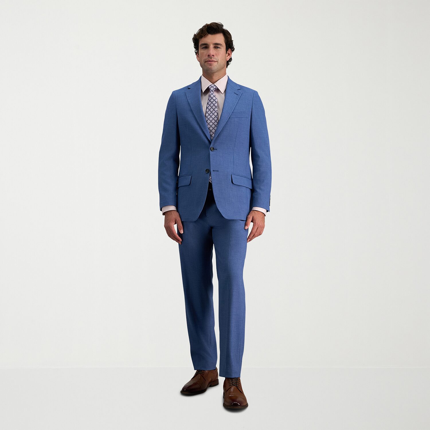 Haggar JMH Tailored Premium STRETCH Mens FABRIC Modern Fit Flat Front Suit Pant