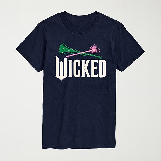 Mens Crew Neck Short Sleeve Regular Fit Wicked Big and Tall Graphic T-Shirt