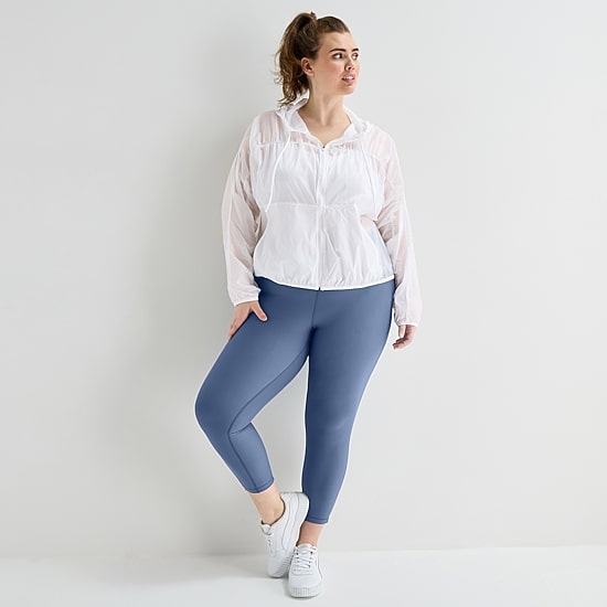 Xersion Womens Plus Lightweight Windbreaker