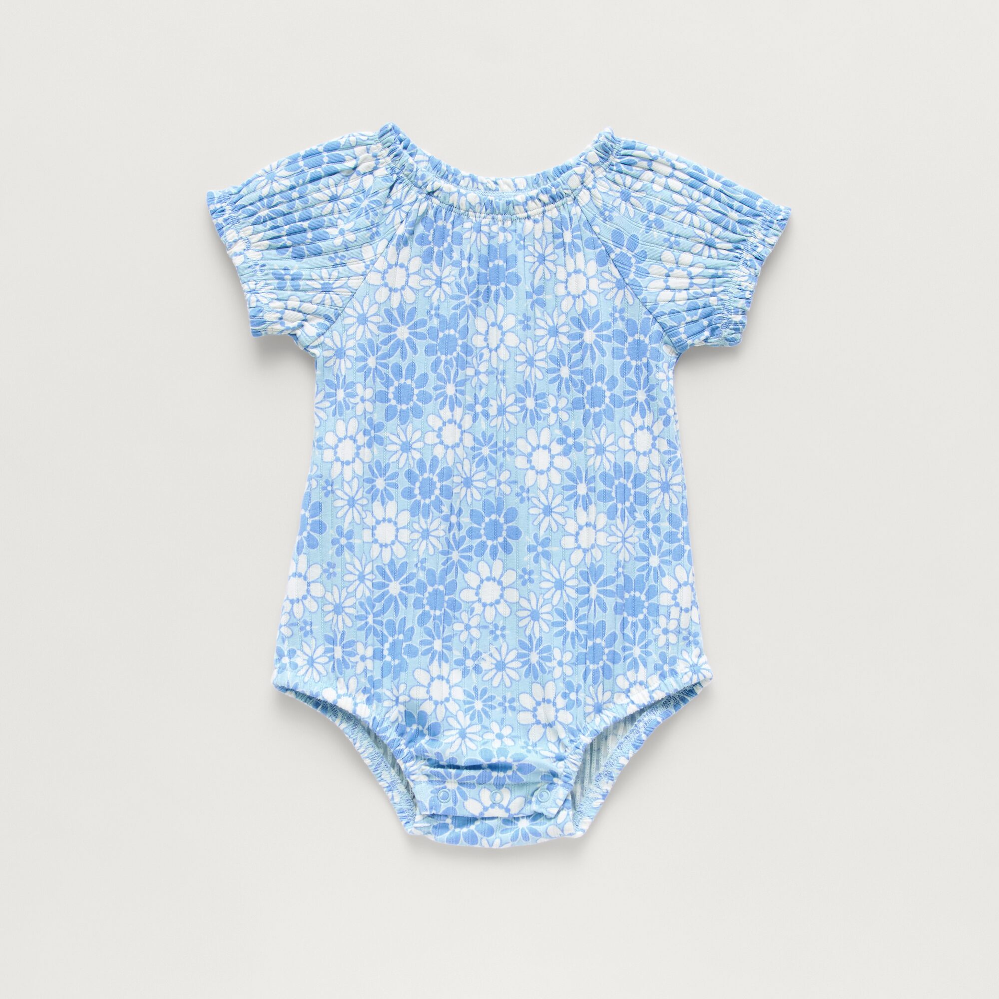 Okie Dokie Baby Girls Short Sleeve Romper