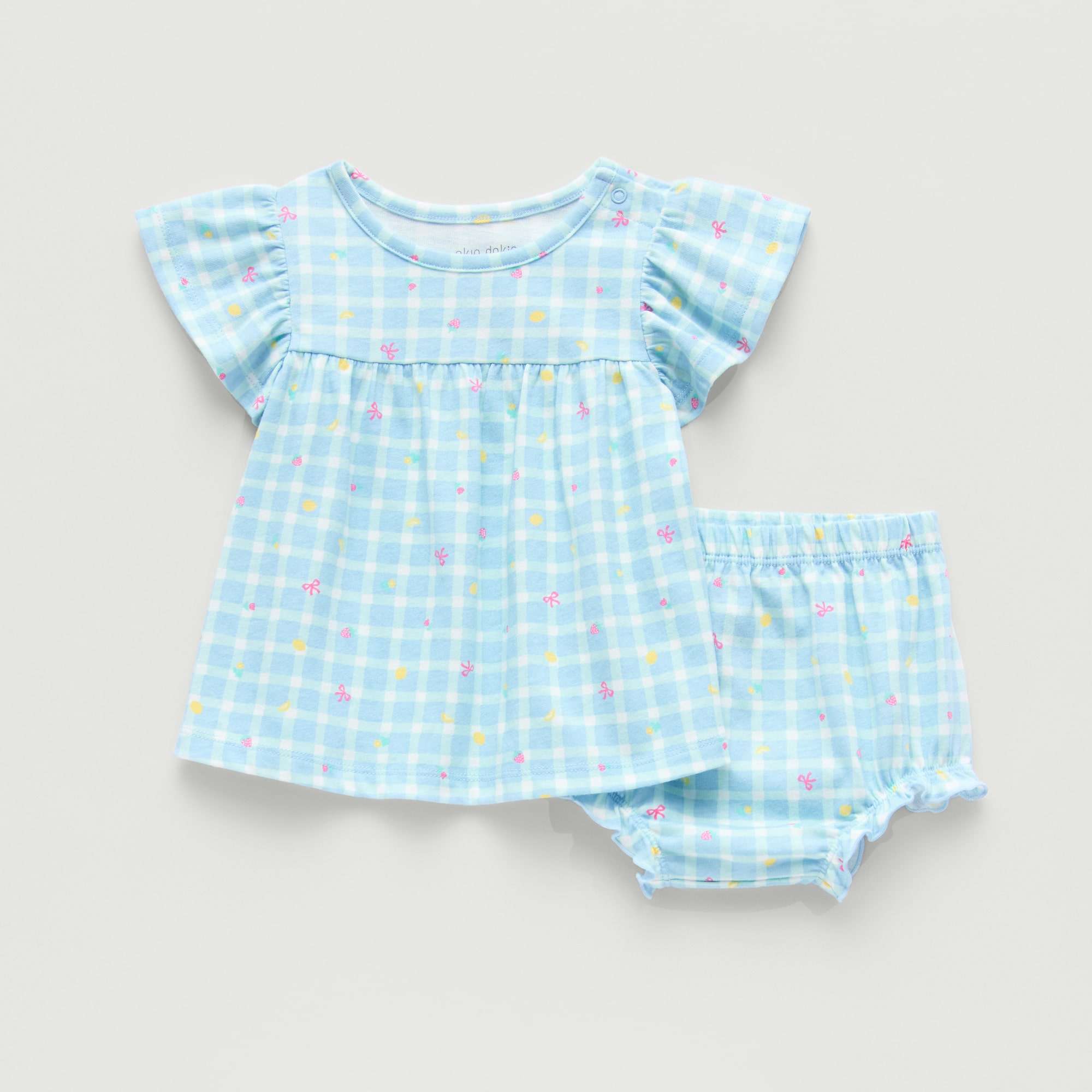 Okie Dokie Baby Girls Flutter 2-pc. Dress Set