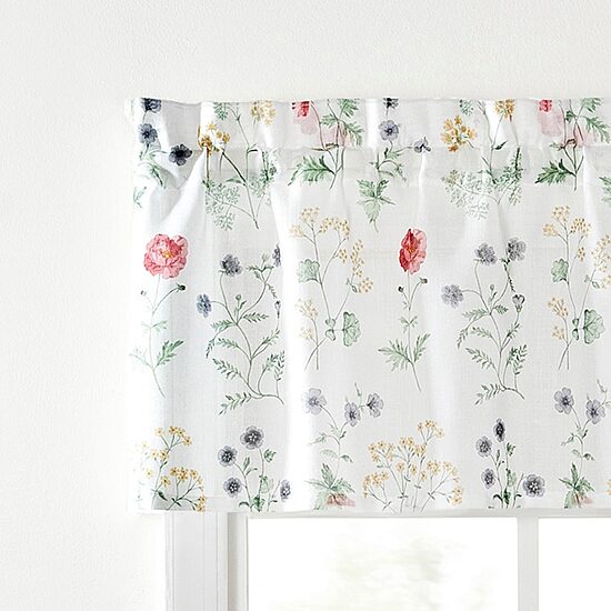 Martha Stewart Garden Rod Pocket Tailored Valance