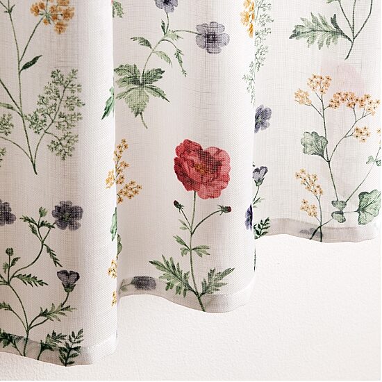 Martha Stewart Garden Rod Pocket Tailored Valance