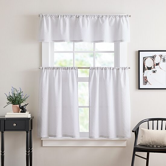 CHF James 3-pc. Rod Pocket Window Tier