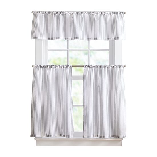CHF James 3-pc. Rod Pocket Window Tier