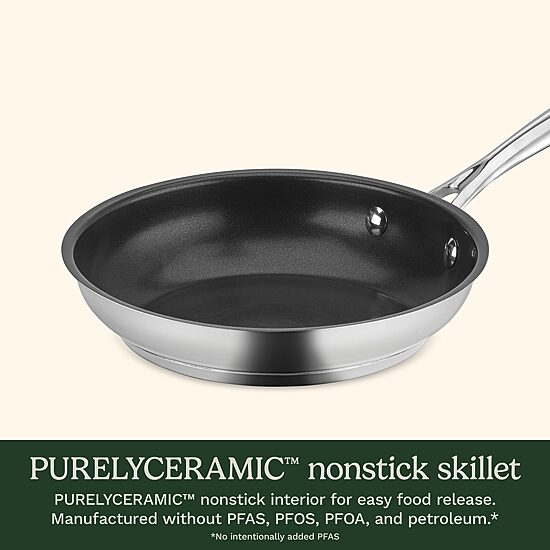 Cuisinart Stainless Steel 2-pc. Skillets Set