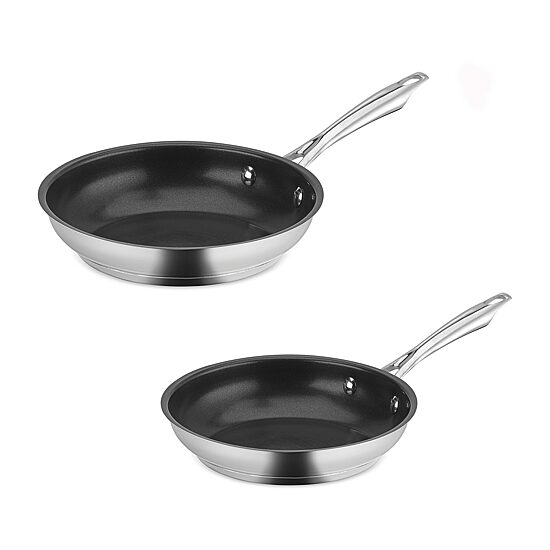 Cuisinart Stainless Steel 2-pc. Skillets Set