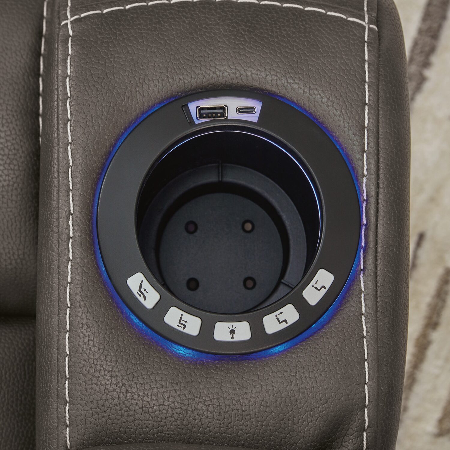 Signature Design by Ashley® Feazada Pad-Arm Recliner