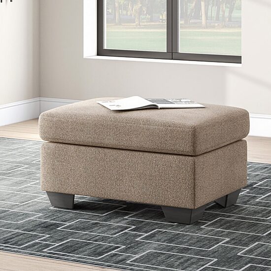 Signature Design by Ashley® Triston-Peaks Cushioned Upholstered Ottoman