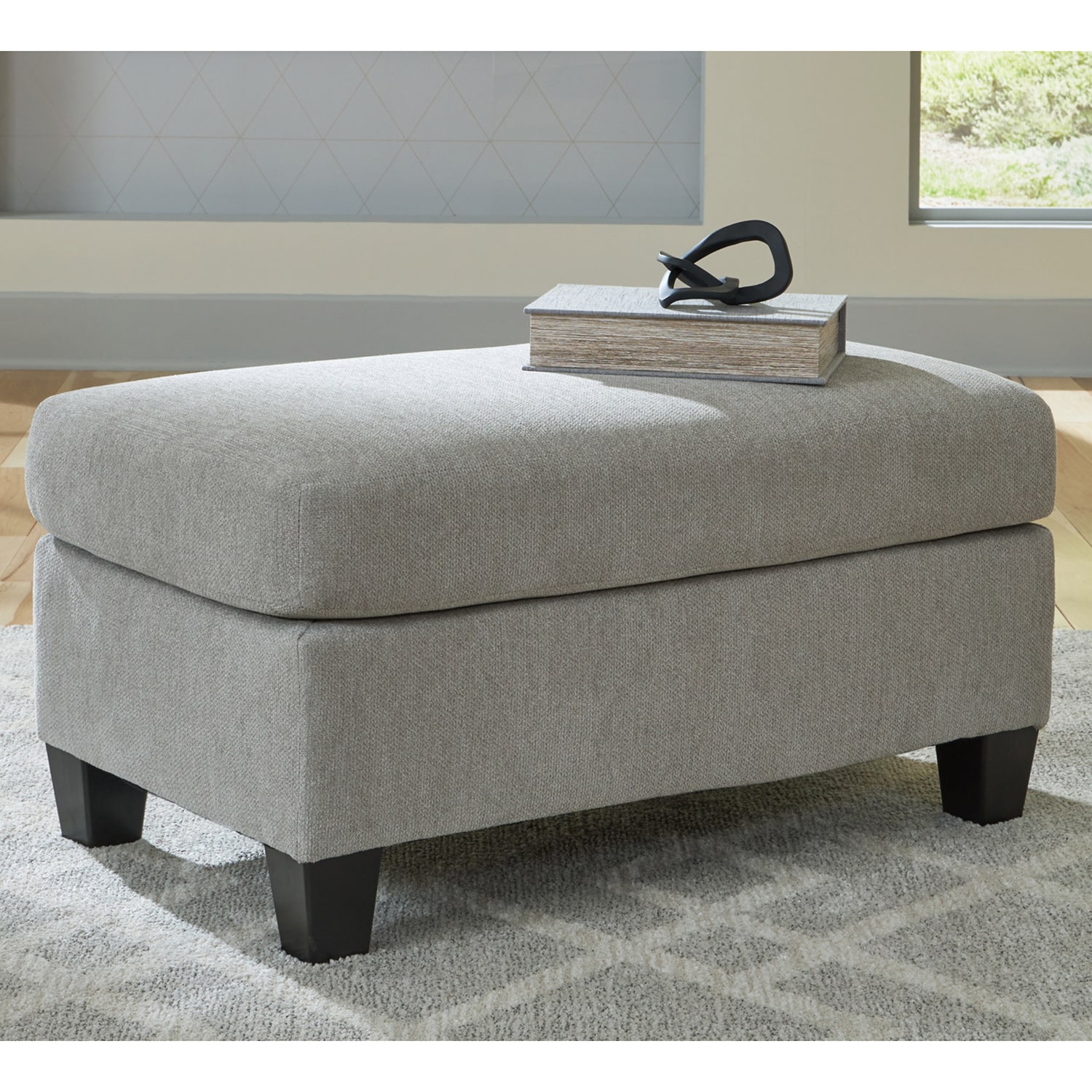 Signature Design by Ashley® Willarae Cushioned Upholstered Ottoman