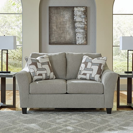 Signature Design by Ashley® Willarae Track-Arm Upholstered Loveseat