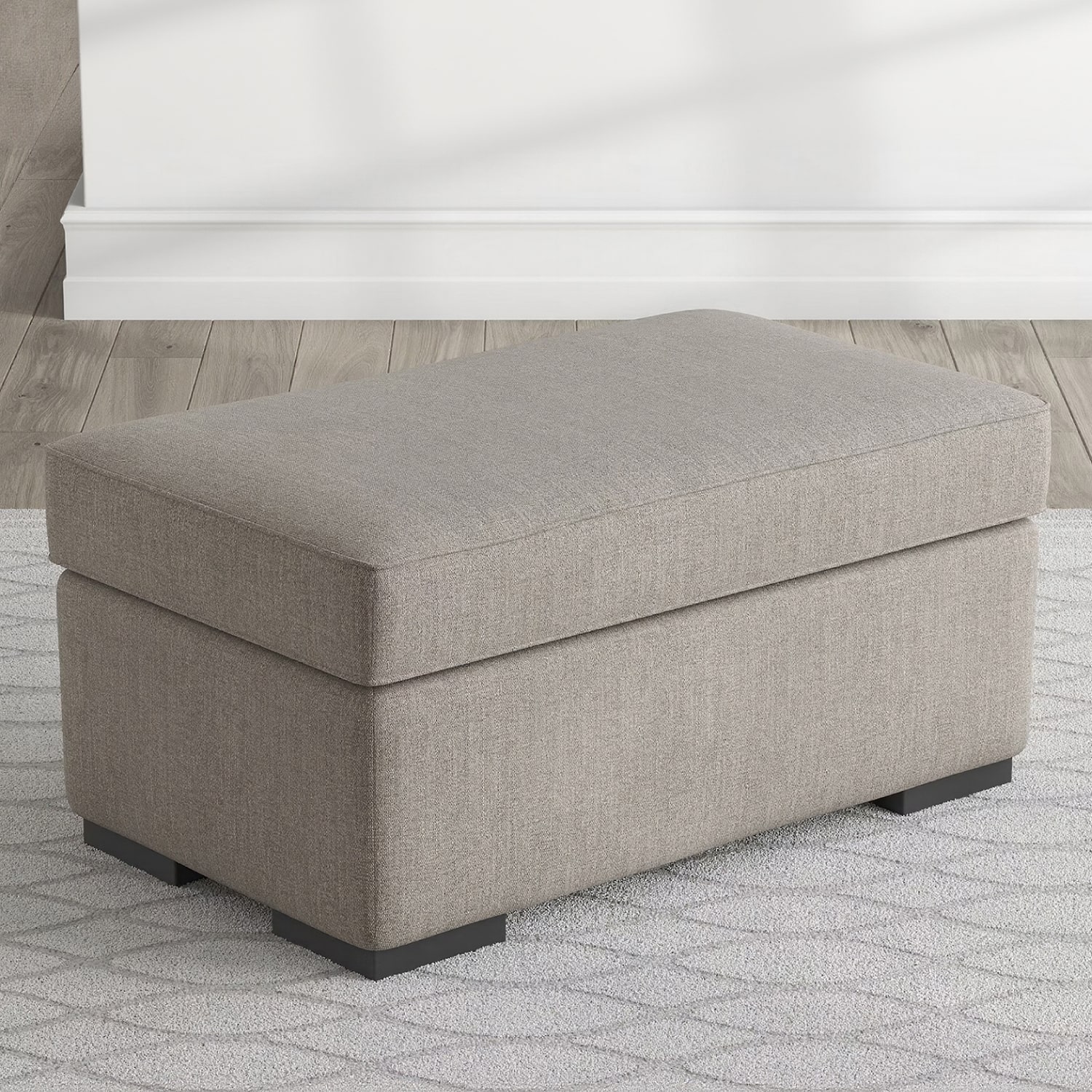 Signature Design by Ashley® Sararose Cushioned Upholstered Ottoman
