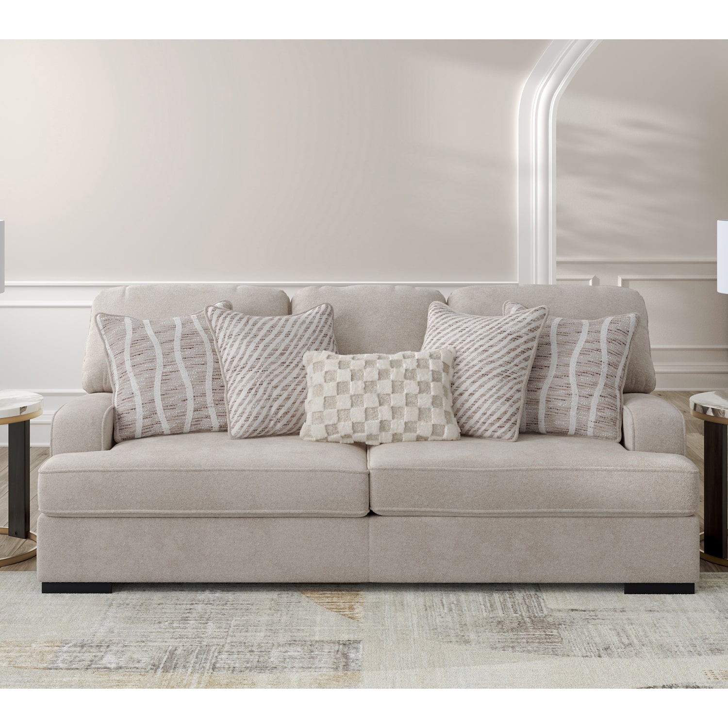 Signature Design by Ashley® High Profile Track-Arm Sofa