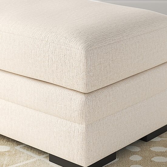 Signature Design by Ashley® Lango Cushioned Upholstered Ottoman