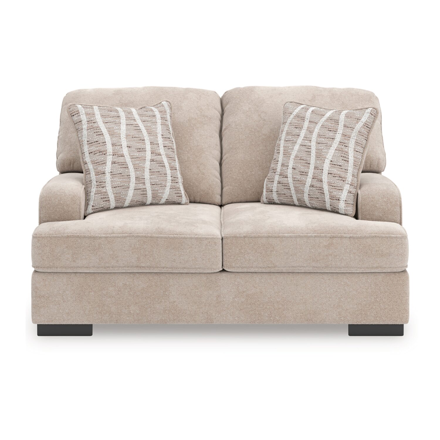 Signature Design by Ashley® High Profile Track-Arm Upholstered Loveseat
