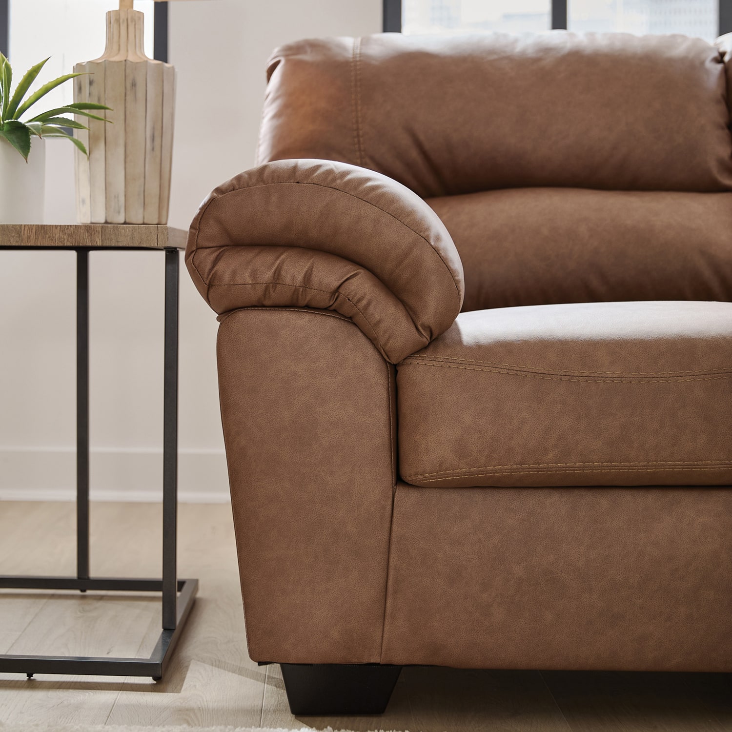 Signature Design by Ashley® Whitlock  Pad-Arm Upholstered Loveseat