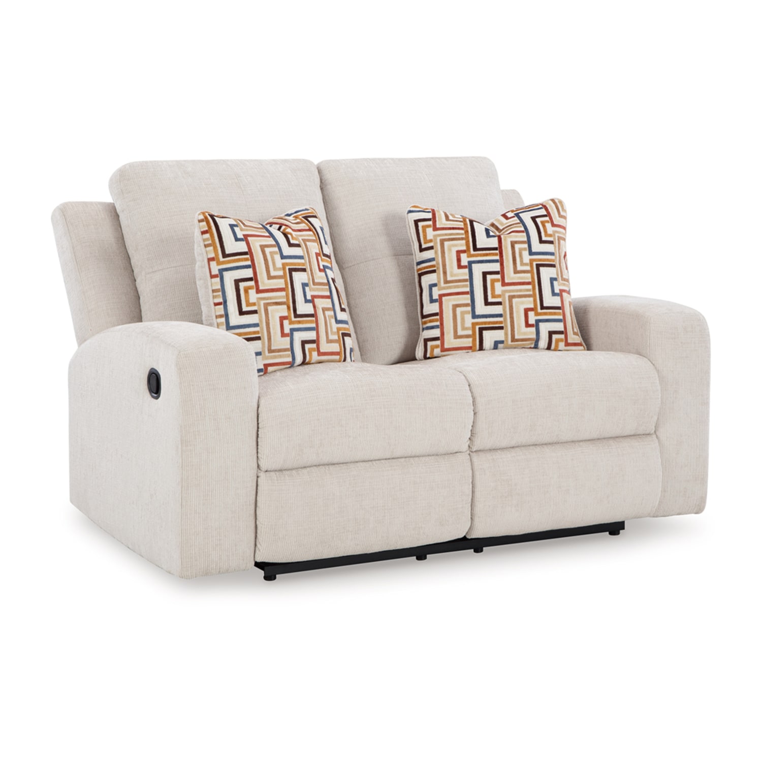 Signature Design by Ashley® Danum Track-Arm Motion Upholstered Reclining Loveseat