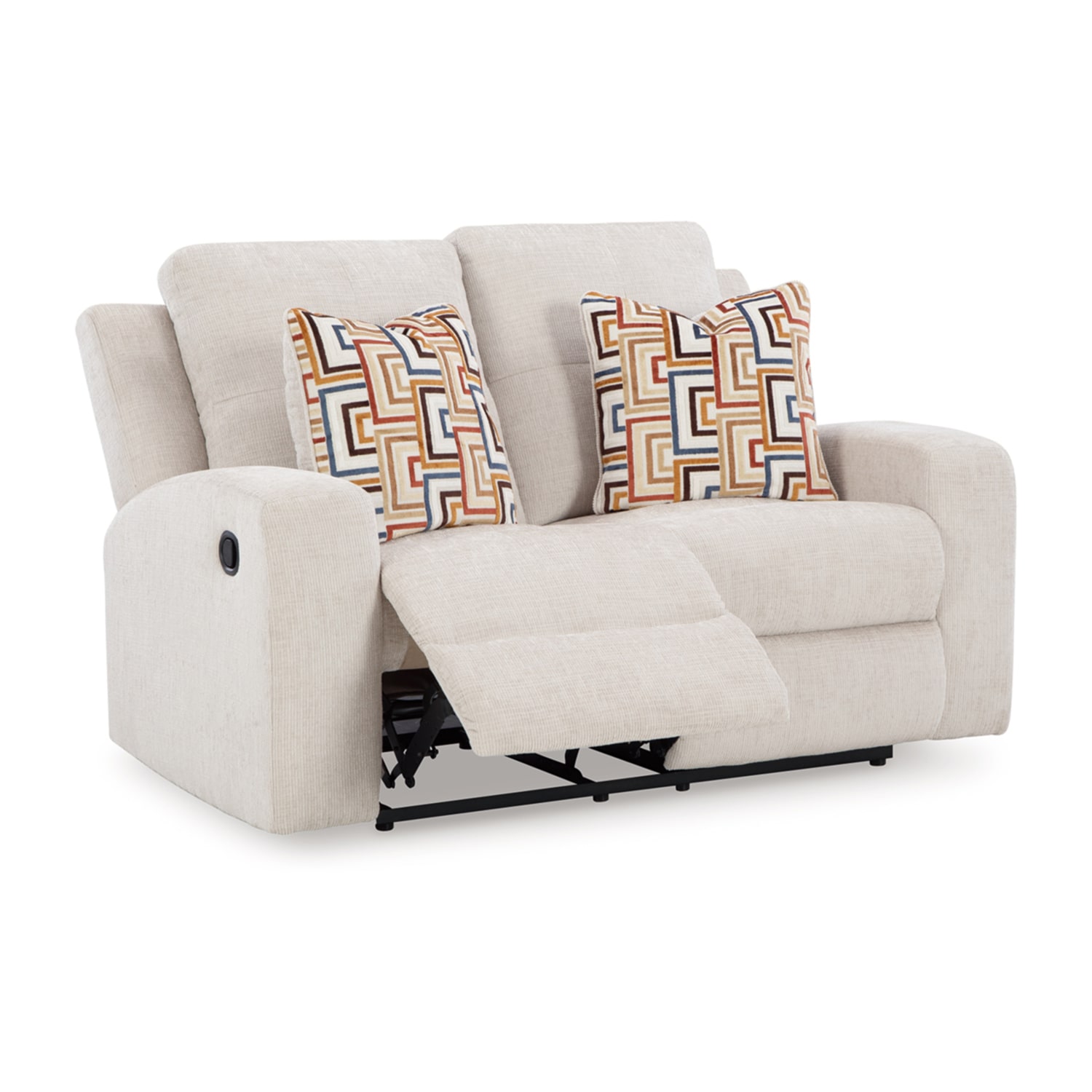 Signature Design by Ashley® Danum Track-Arm Motion Upholstered Reclining Loveseat