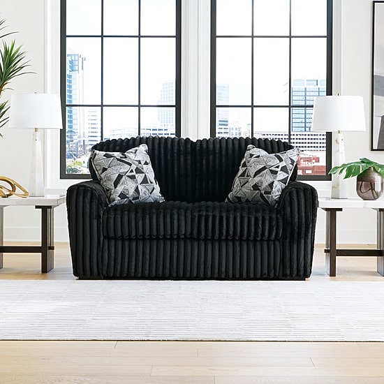 Signature Design by Ashley® Midnight-Madness Track-Arm Upholstered Loveseat