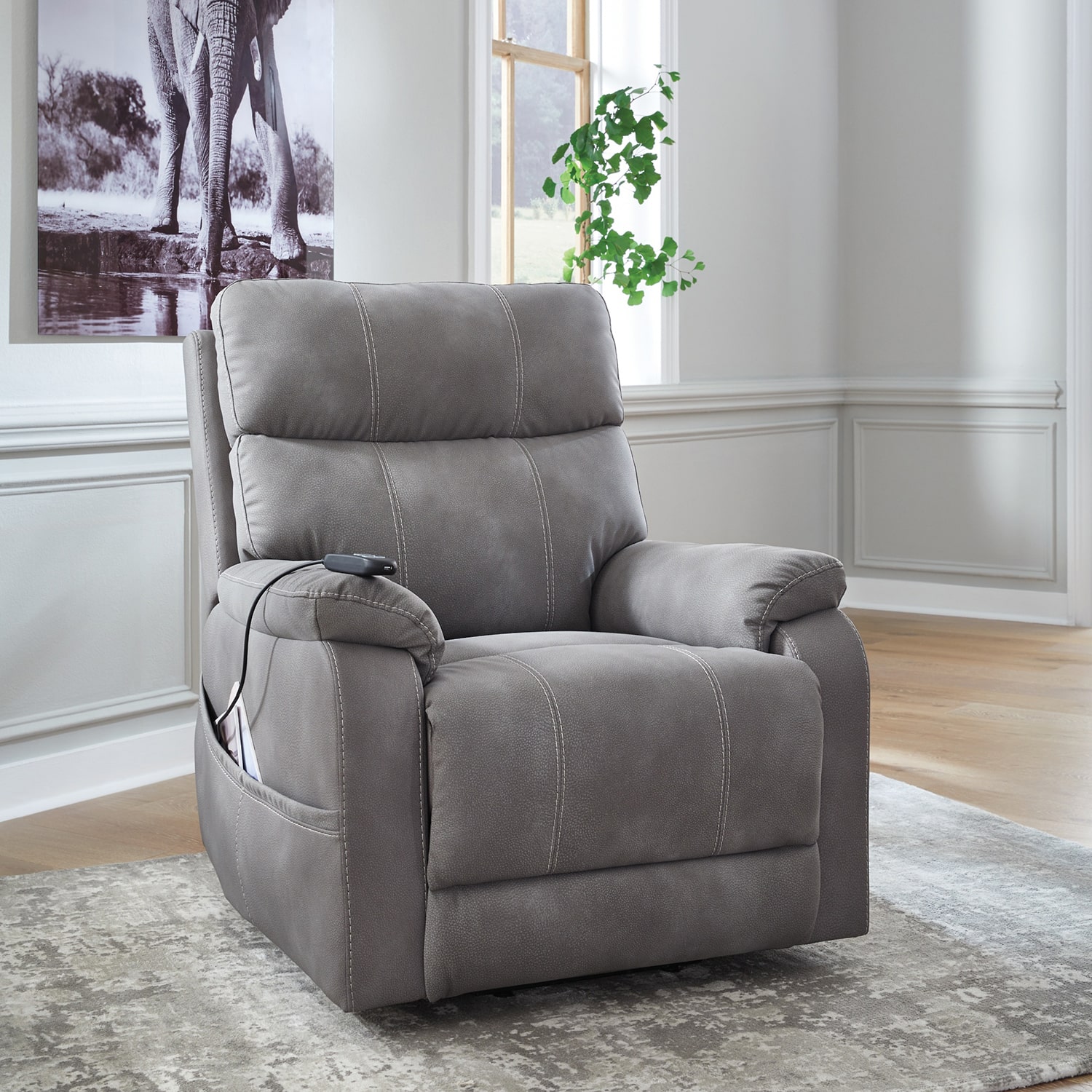 Signature Design by Ashley® Next-Gen Durapella Lift Pad-Arm Recliner