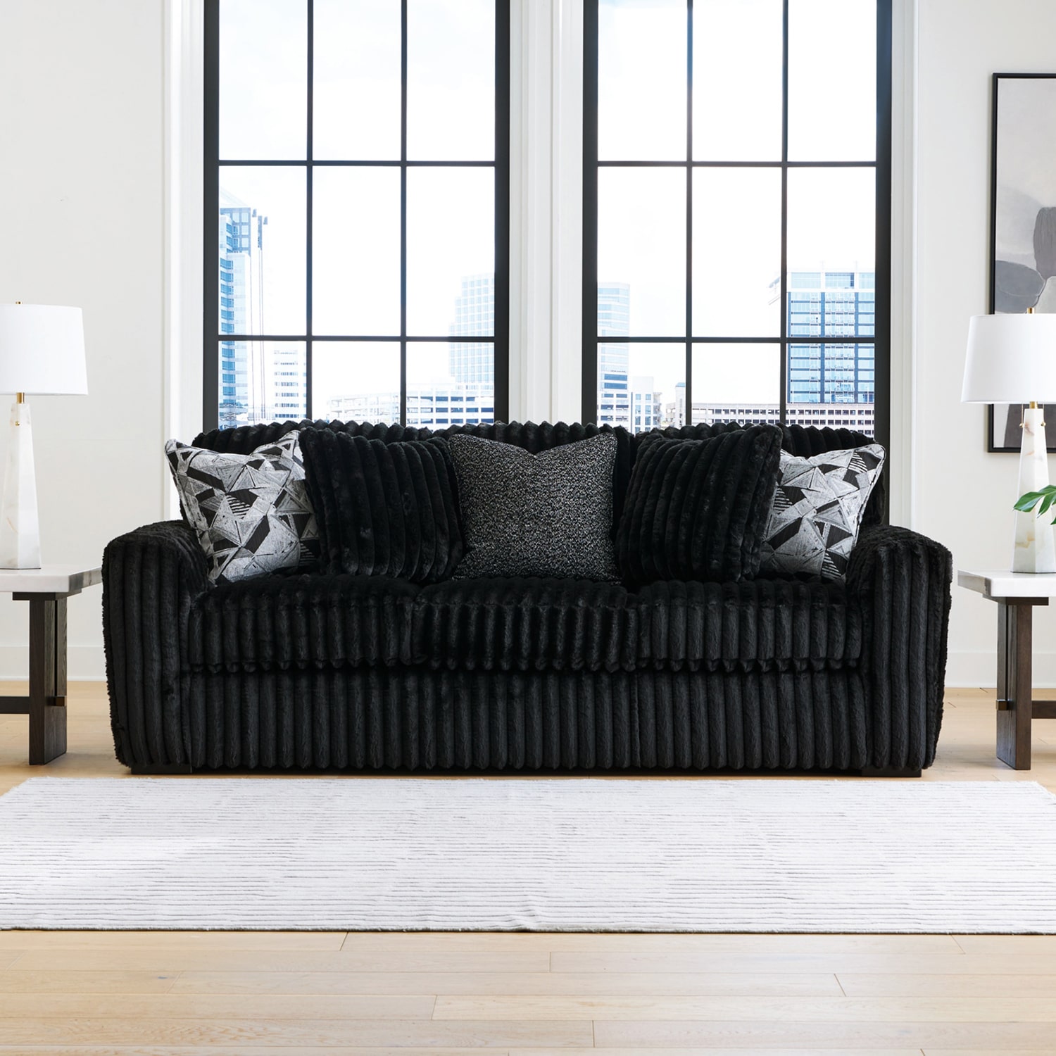 Signature Design by Ashley® Midnight-Madness Track-Arm Sofa