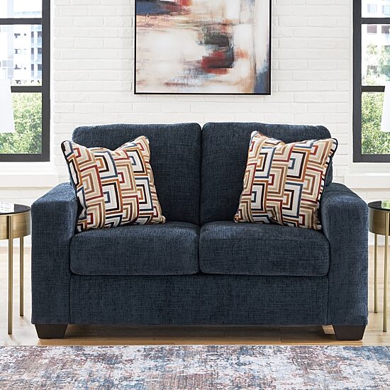 Signature Design by Ashley® Aviemore Track-Arm Upholstered Loveseat