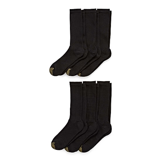 Gold Toe Sport Womens 6 Pair Crew Socks