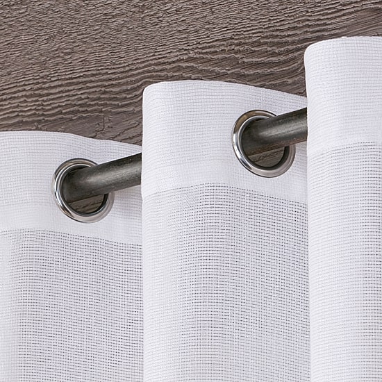 Exclusive Home Curtains Miami Grommet Top Light-Filtering Set of 2 Outdoor Curtain Panel