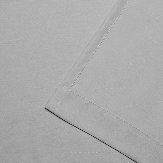 Exclusive Home Curtains Solid Tab Top Light-Filtering Set of 2 Outdoor Curtain Panel