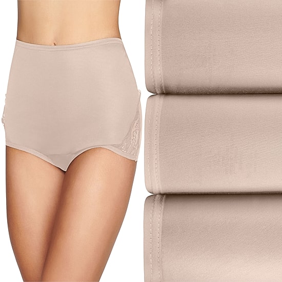 Vanity Fair® Perfectly Yours® Lace Nouveau® Nylon 3 Pack Brief Panty - 13011