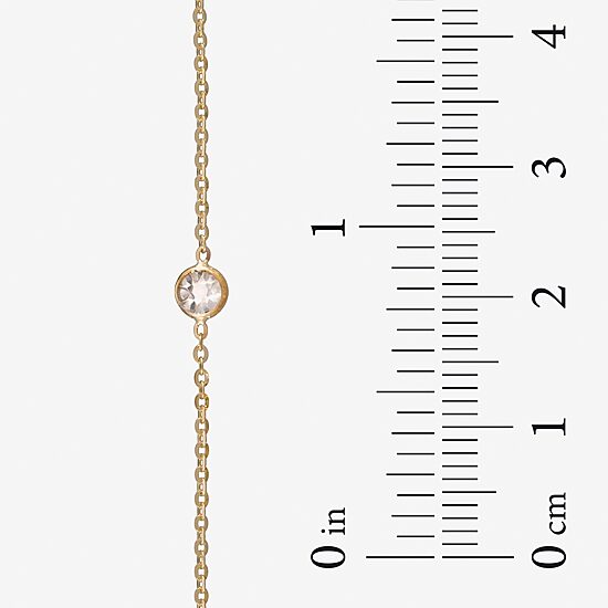 Made in Italy 14K Two Tone Gold 18 Inch Disc Necklace