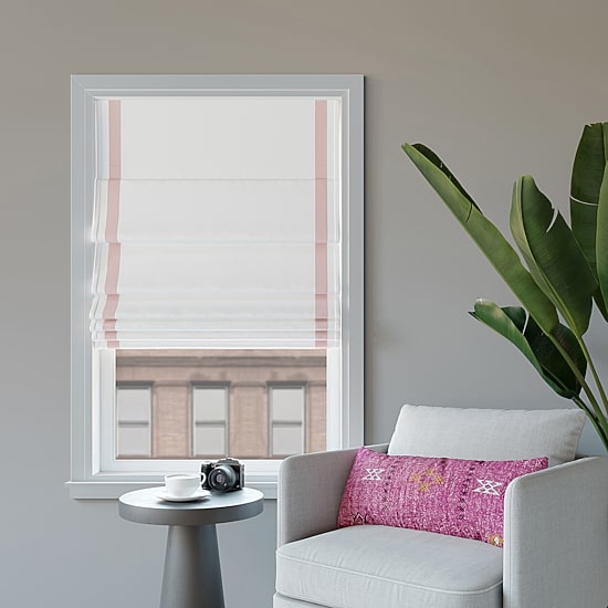 Sun Zero Hailey Energy Saving Cordless Blackout Roman Shade
