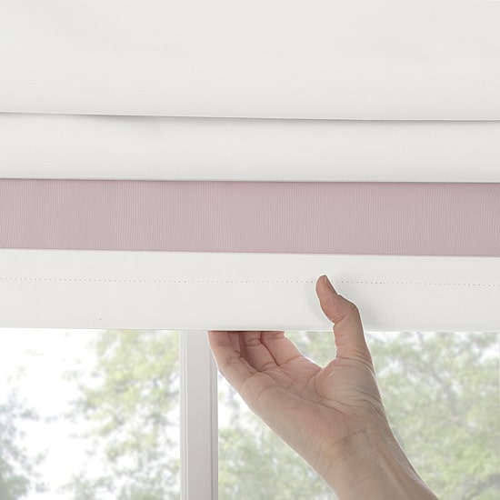 Sun Zero Hailey Energy Saving Cordless Blackout Roman Shade