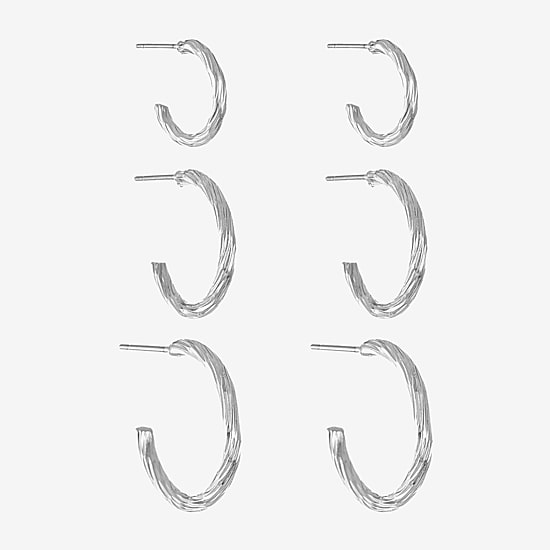 Liz Claiborne Womens Hypoallergenic 3 Pair Earring Set
