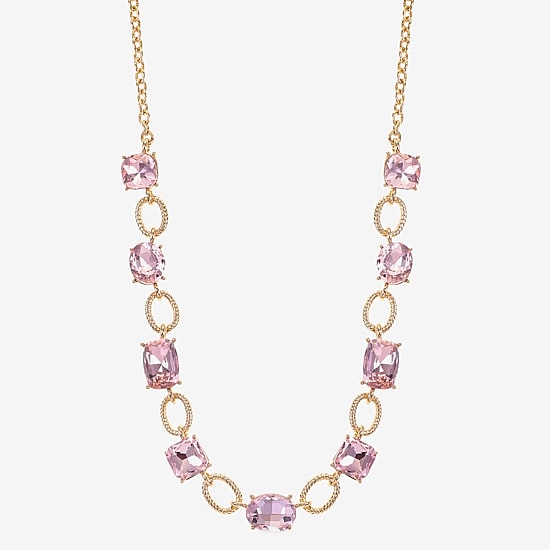 Monet Jewelry Rope Twist Link Womens 17 Inch Collar Necklace