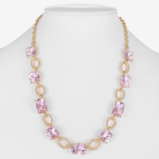 Monet Jewelry Rope Twist Link Womens 17 Inch Collar Necklace
