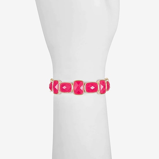Liz Claiborne Womens Rectangular Stretch Bracelet
