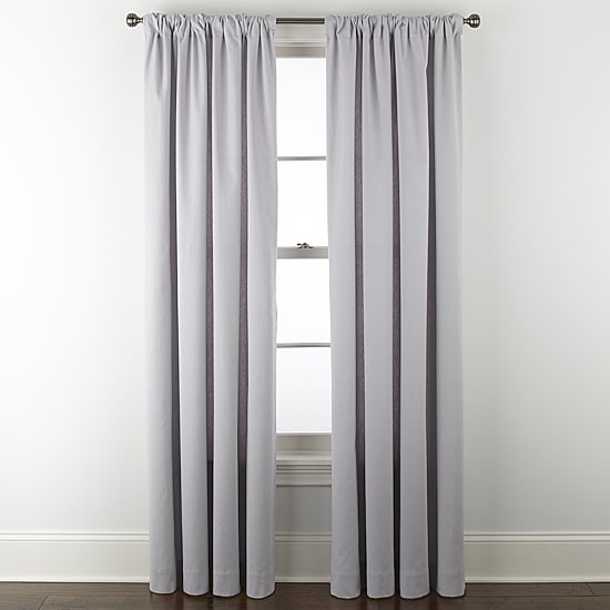 Linden Street Naturals 3-Ways To Hang Rod Pocket Back Tab Light-Filtering Single Curtain Panel