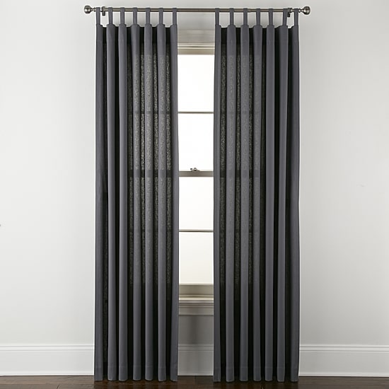 Linden Street Naturals 3-Ways To Hang Rod Pocket Back Tab Light-Filtering Single Curtain Panel