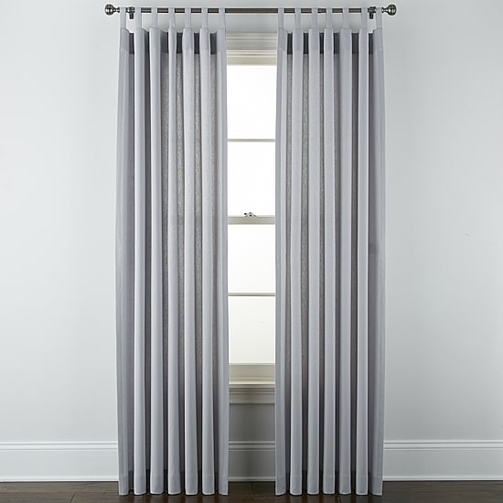 Linden Street Naturals 3-Ways To Hang Rod Pocket Back Tab Light-Filtering Single Curtain Panel