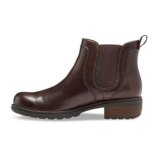 Eastland Womens Double Up Stacked Heel Chelsea Boots