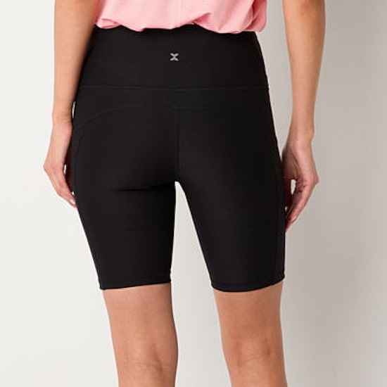 Xersion EverContour Womens High Rise 8 Inch Bike Short