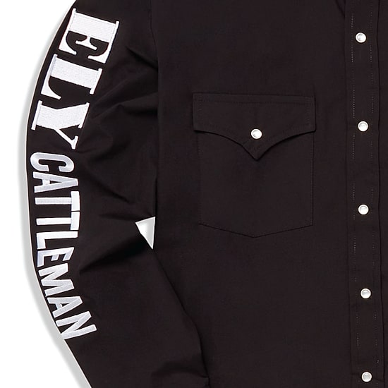 Ely Cattleman Rodeo Mens Long Sleeve Western Shirt