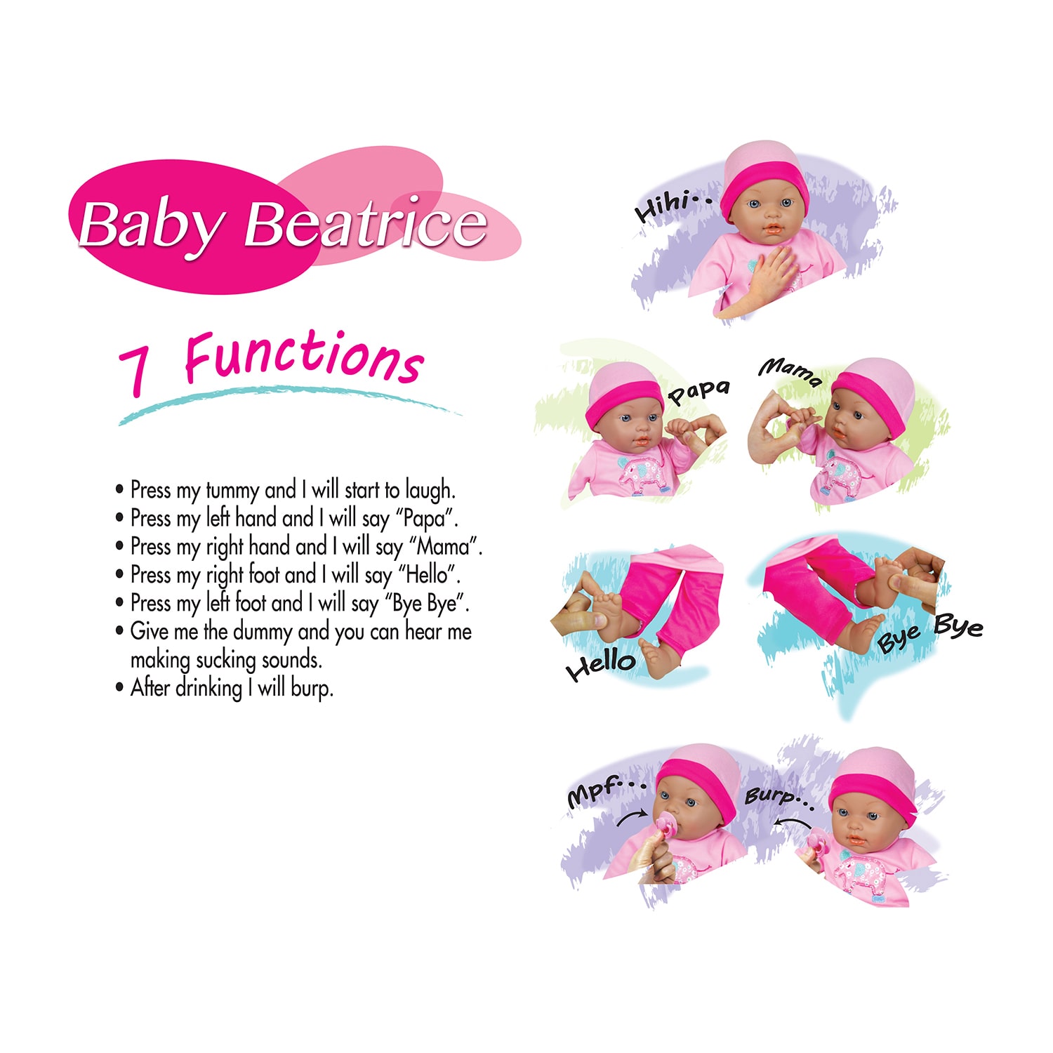 Lissi 16 Inch Interactive Baby Doll Accessory