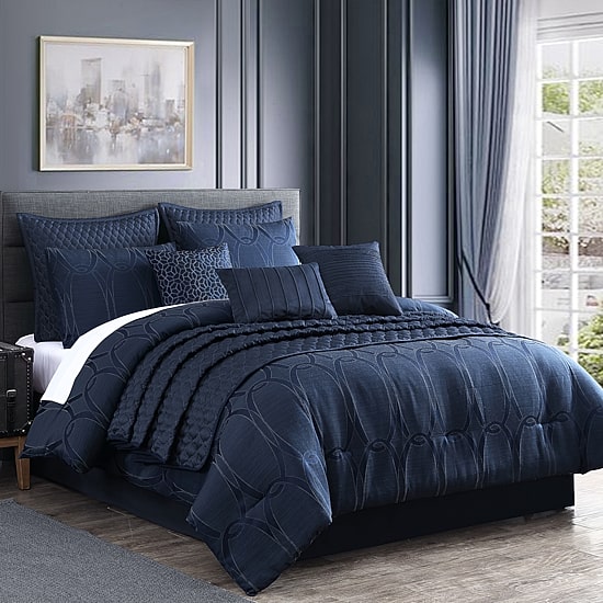 Riverbrook Home Destiny 10-pc. Jacquard Midweight Comforter Set
