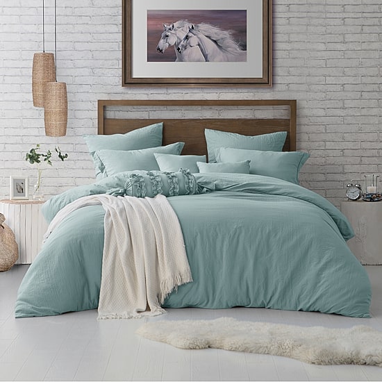 Swift Home Premium Ultra Soft Washed Crinkle Duvet Cover Set