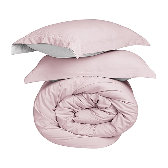 Swift Home Swift Home Modern Prewashed Crinkle Reversible Duvet Cover Set