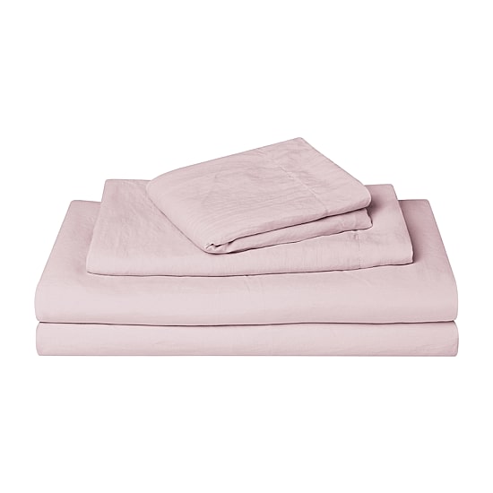 Swift Home Swift Home Modern Prewashed Crinkle Reversible Duvet Cover Set
