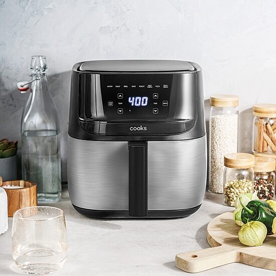 Cooks 6 Quart Air Fryer Touchscreen