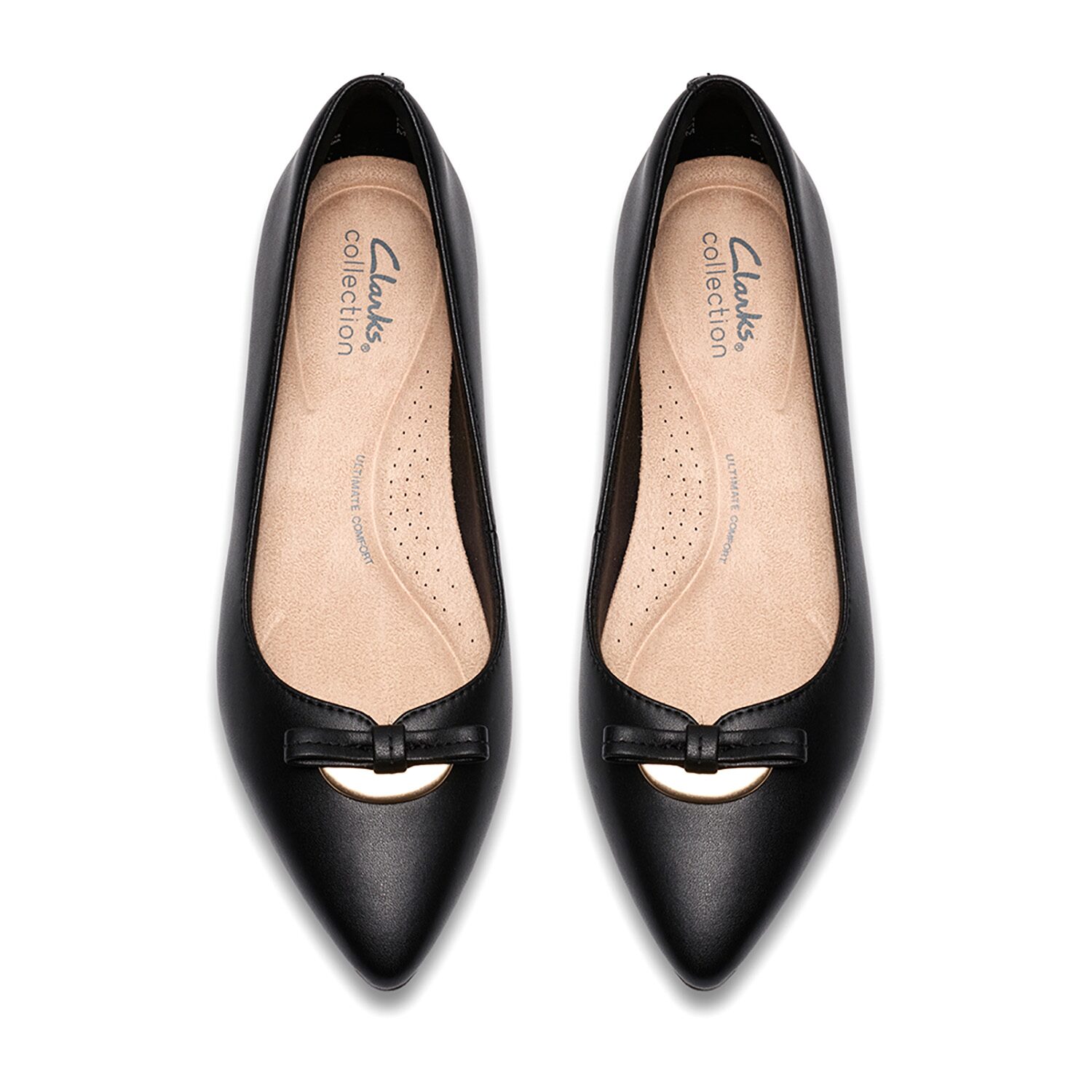 Clarks Natalyn Womens Pointed Closed Toe Ballet Flats
